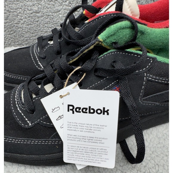 Reebok Club C Revenge Shoes Mens Size 13 Black Human Rights Now Tennis Sneakers - Picture 4 of 15